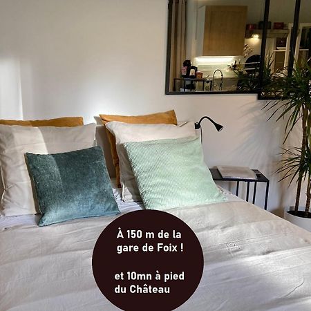 Aux 4 Logis Appart-Hotel - Studio Le City - Petit Dejeuner Inclus 1Ere Nuit Foix Luaran gambar