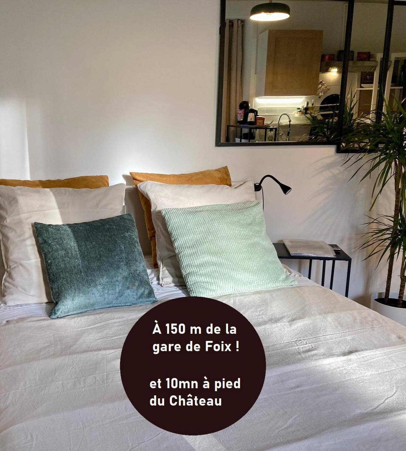 Aux 4 Logis Appart-Hotel - Studio Le City - Petit Dejeuner Inclus 1Ere Nuit Foix Luaran gambar